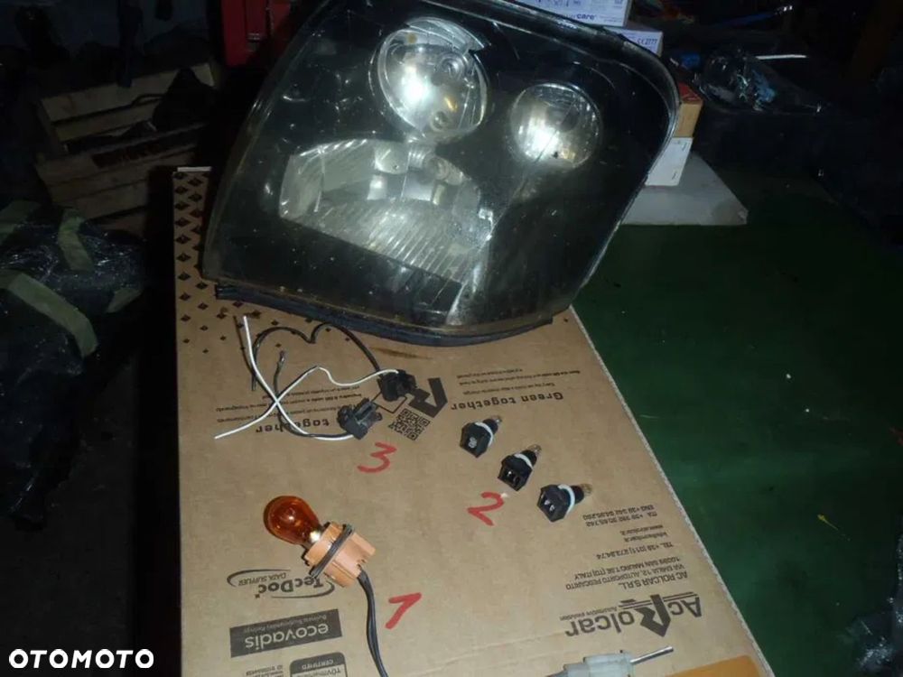 oprawka kostka z lampa lampy microcar mc 1 mc2 - 1