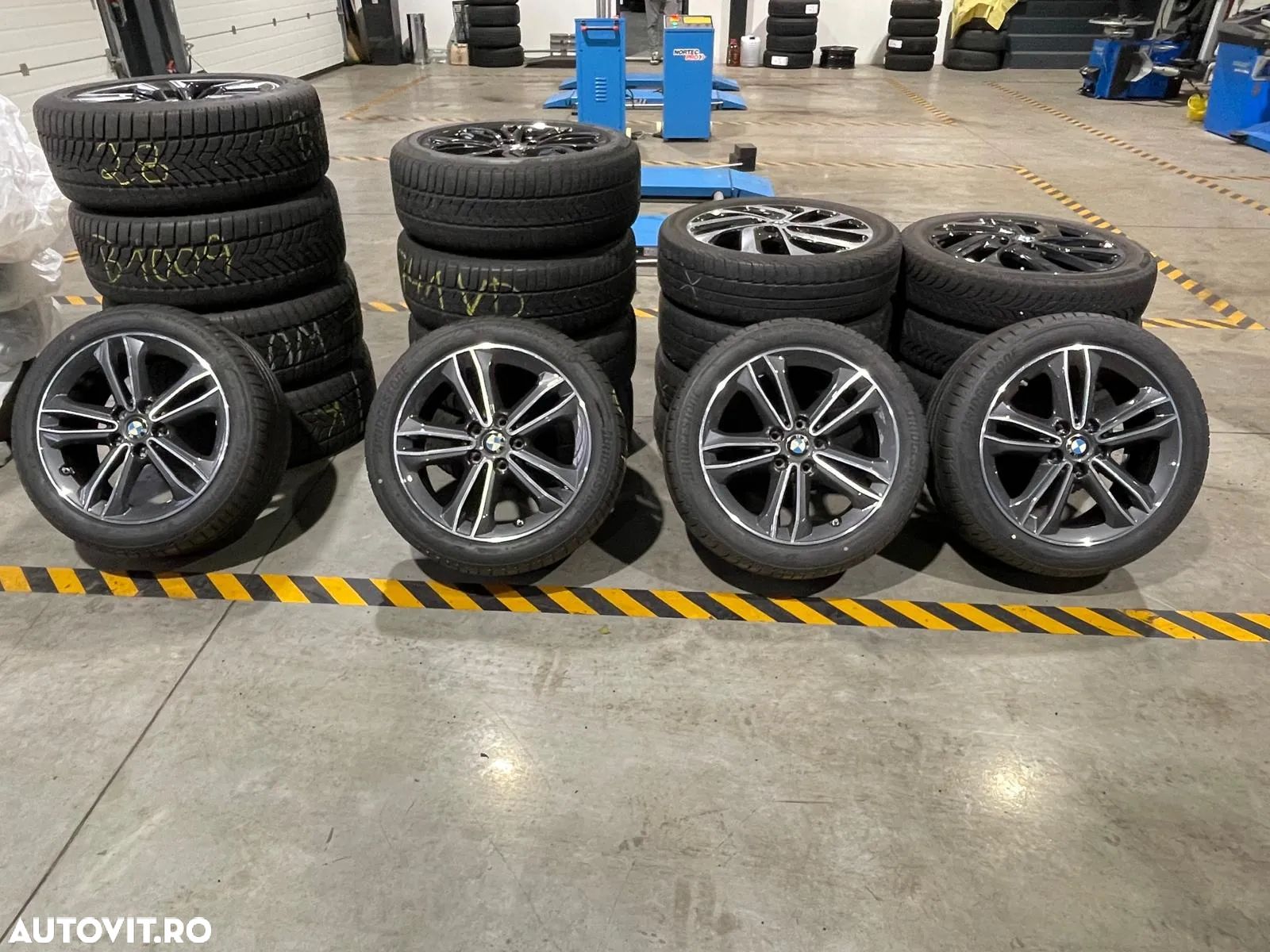 Jante Bmw seria 2 F45 F46 originale 17 inch cu anvelope vara noi - 1
