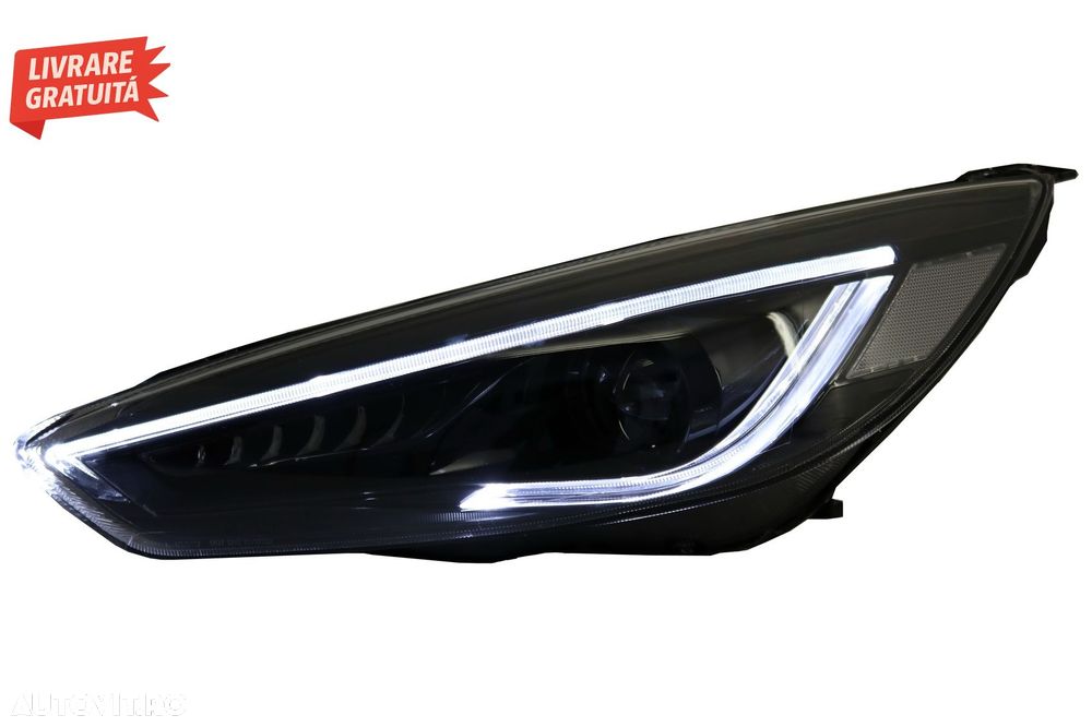 Faruri LED DRL Ford Focus III Mk3 Facelift (2015-2017) Bi-Xenon Design Semnalizare- livrare gratuita - 7