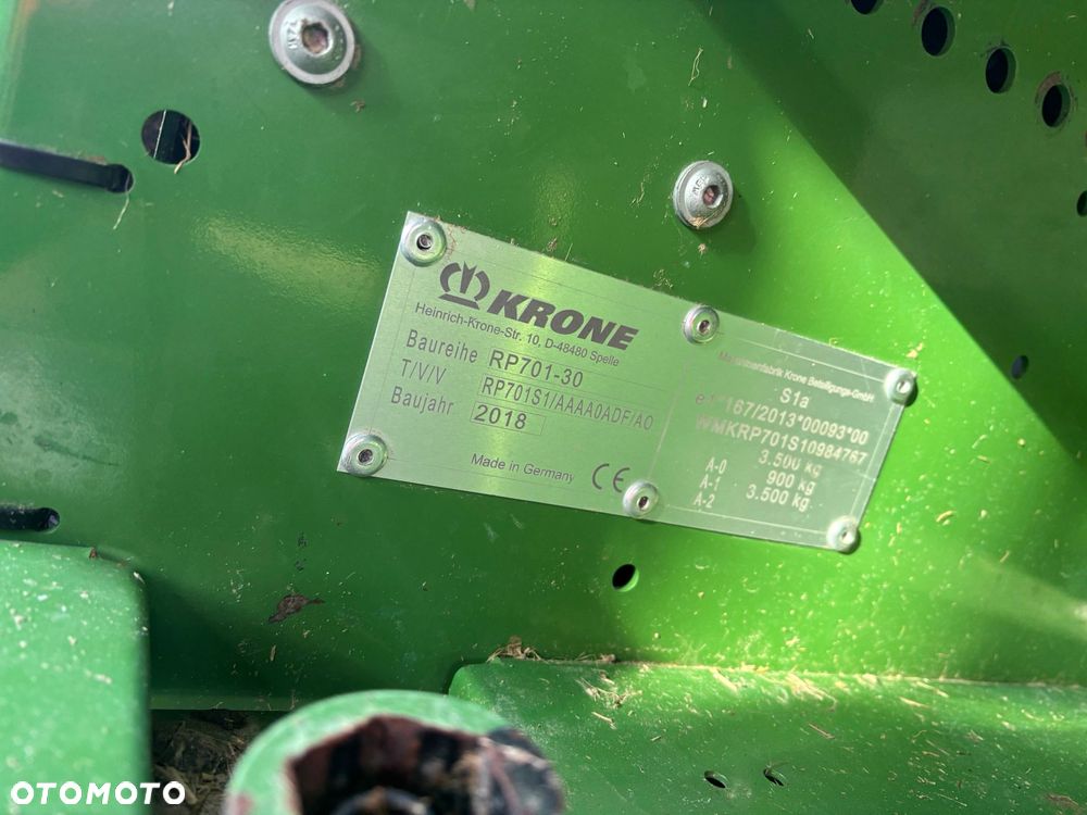 Krone Comprima V150 – prasa  zmiennokomorowa – 2018 –12688 Bel - 17