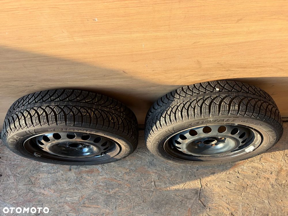 2szt Felgi koła stalowe opony zimowe 4x100 4,5Jx14 ET39 155/65R14 - 7