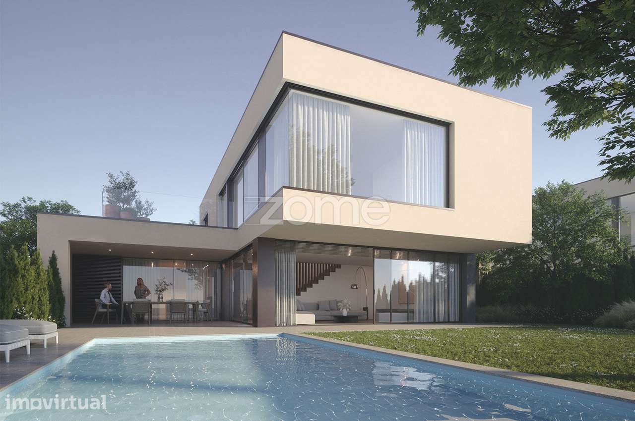Moradia T4 Exclusiva Piscina, Jardim e 3 Suítes|Design Contemporâne... - Grande imagem: 2/34
