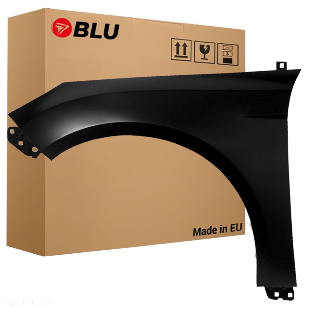 BLU Błotnik Ford FOCUS MK3 JAYC lewy czarny 2010-2014 przód PantherBlack - 1