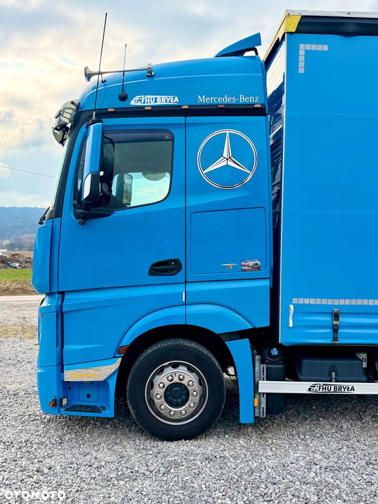 Mercedes-Benz ACTROS 1833 / FIRANKA/ WINDA / NOWY TACHOGRAF G2V2 / 19PALET / 8TON ŁADOWNOŚCI / AUTOMAT / DUŻY SILNIK  / SYPIALKA / SERWISOWANY / 2018 / JAK NOWY  / - 7
