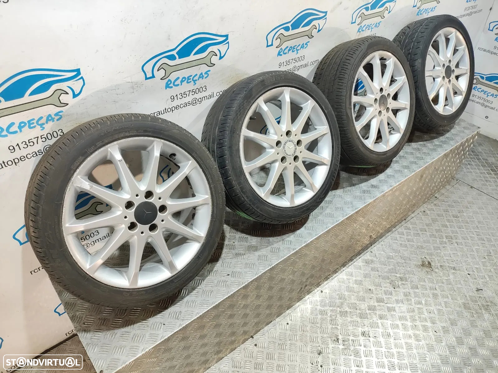 Jantes 17 originais MERCEDES BENZ CLASS A W169 7J ET49 5x112 - 9