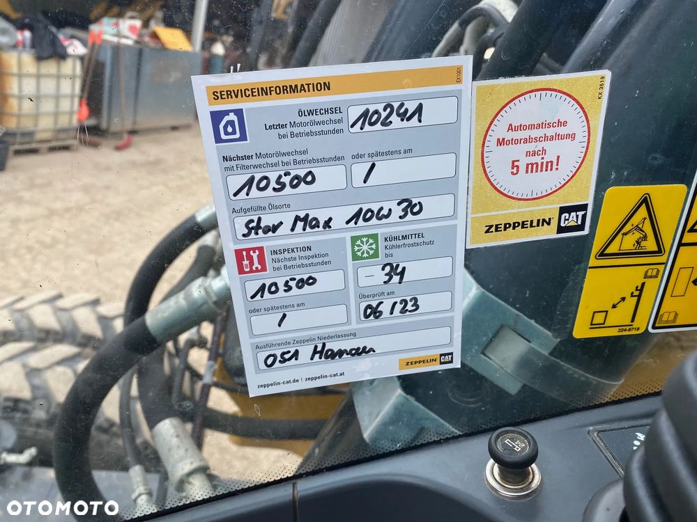 Caterpillar CAT M322D, 2014 ROK, PODPORY + PŁUG, Z NIEMIEC, SUPER STAN, - 13