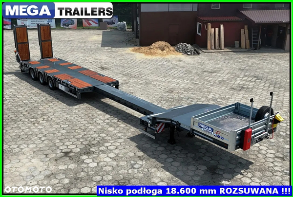 Mega Nisko-podwoziowa dł. 18,60 Mm, ROZSUWANA - KONTENERY 20, 30, 40 Ft !!!