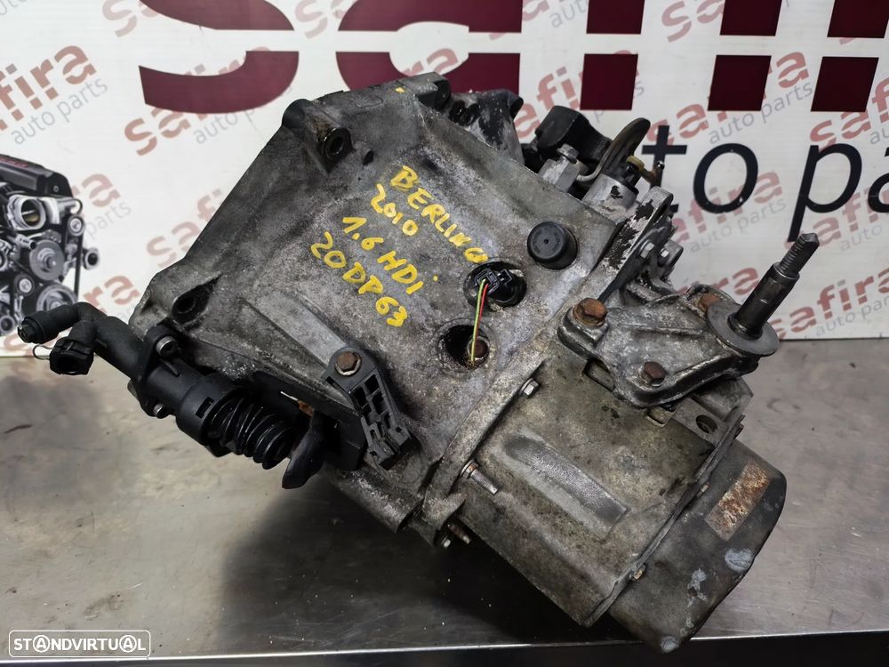 CAIXA DE VELOCIDADES CITROEN BERLINGO B9 / PEUGEOT PARTNER 1.6HDI REF. 20DP63