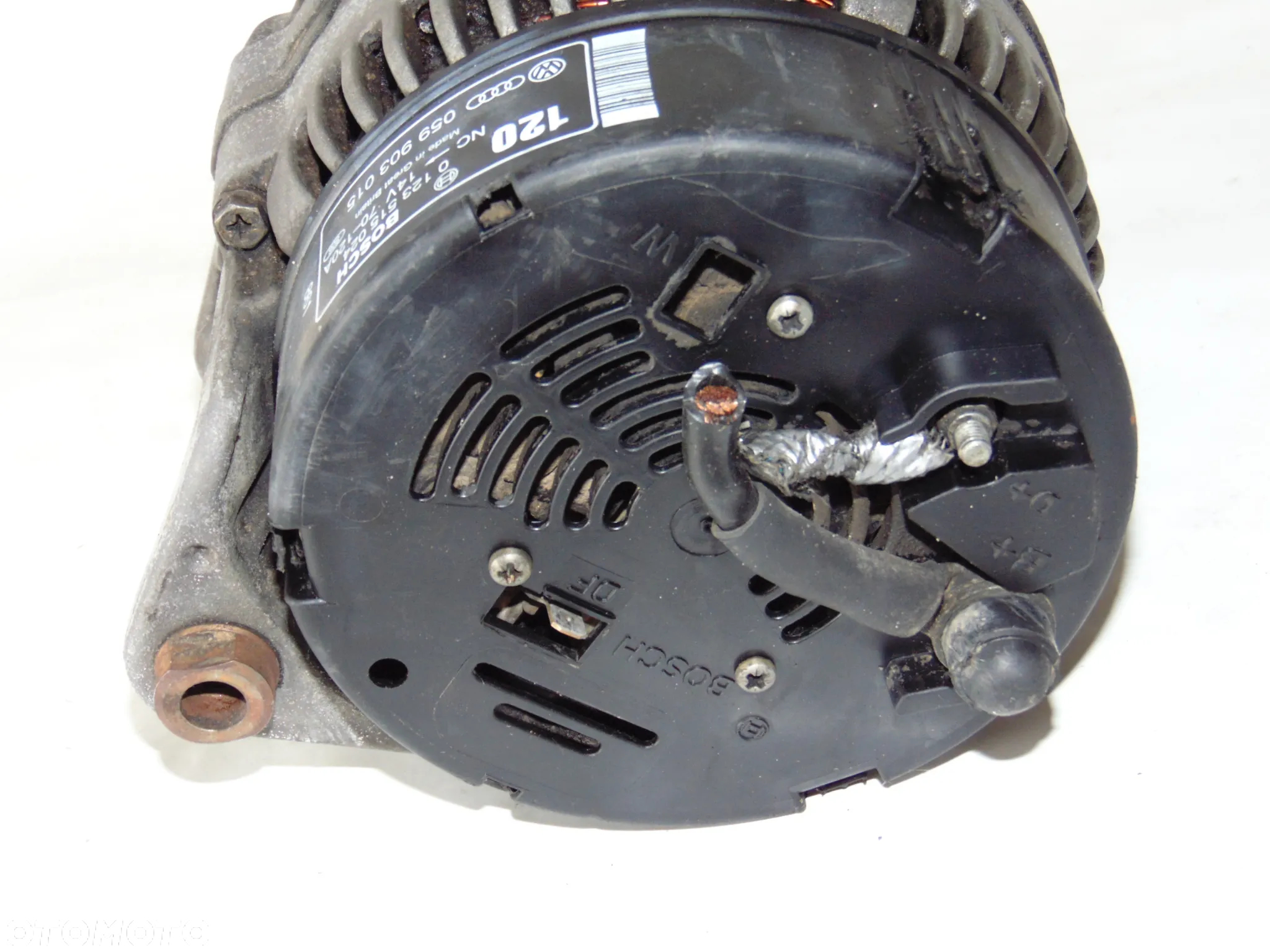 ORYGINAŁ alternator 0123515024 059903015 Audi A4 A6 C5 VW Volkswagen Passat B5 Skoda Superb I diesel 2.5 TDI V6 - 12
