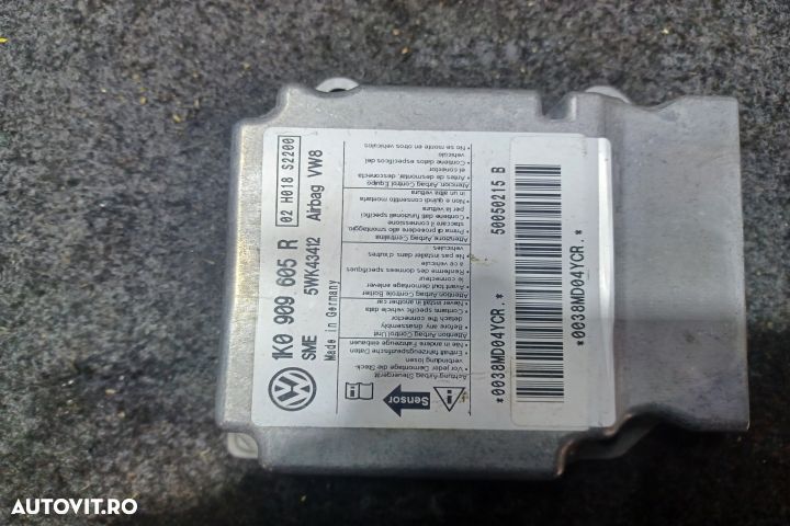 Calculator airbag 1K0909605R Volkswagen VW Golf 5 [2003 - 2009] Plus - 4