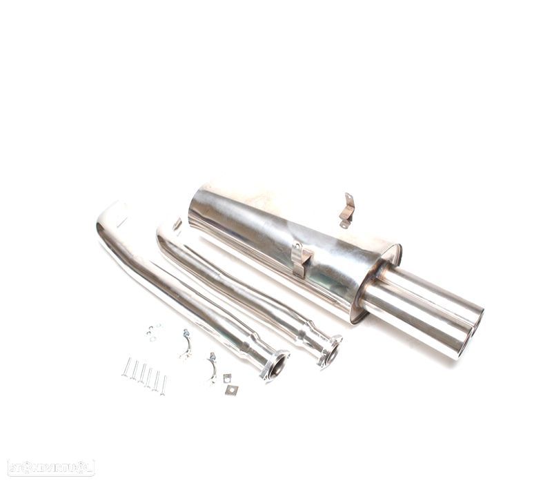 LINHA DE ESCAPE EM INOX PARA BMW E36 GASOLINA 91-99 - 1
