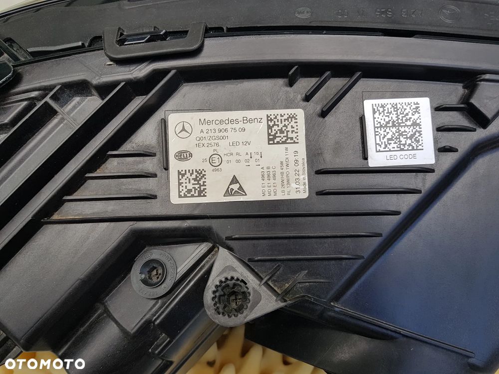 Mercedes W213 E LIFT Lampa Lewa Przód High Performance Led - 7