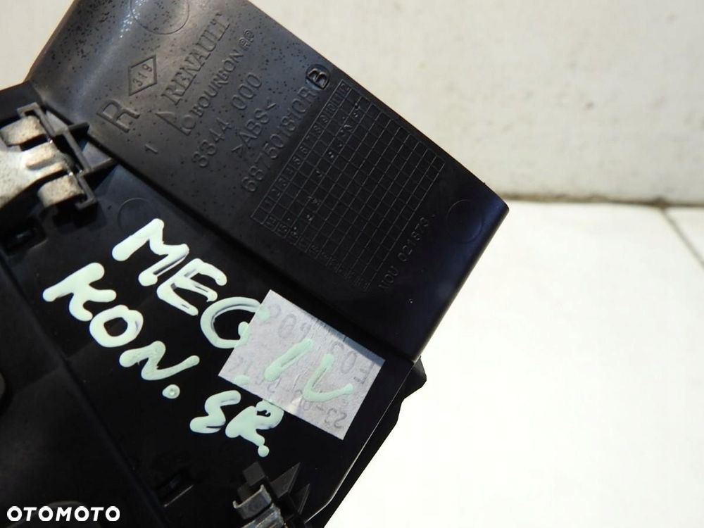 RAMKA OSŁONA RADIA NAWIGACJI KRATKI NAWIEWU RENAULT MEGANE IV 687501810R - 2