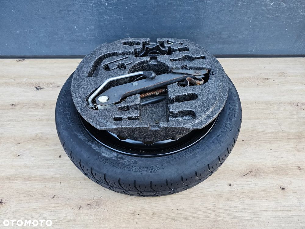 KOŁO DOJAZDOWE ZAPAS ZESTAW LEWAREK VOLKSWAGEN GOLF PASSAT JETTA CADDY SHARAN 16 CALI 5x112 ET25,5 - 1