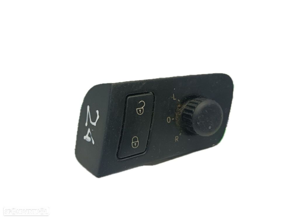 Botão / Comando Regulador De Espelhos Volkswagen Caddy Iii Caixa (2Ka, - 2