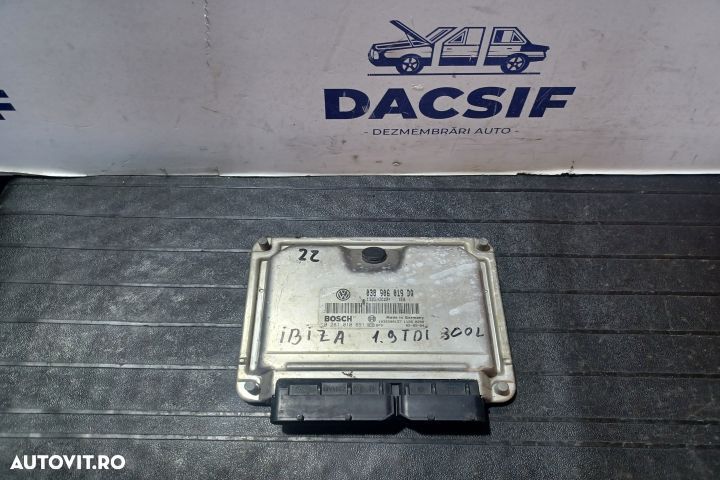 Calculator motor ECU 038906019DQ 0281010891 - 1.9 TDI  038906019DQ 02 - 1