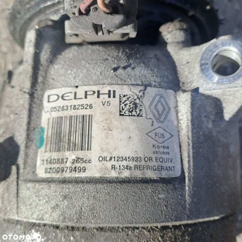 Renault Laguna II FL 2.0 16V  Turbo kompresor klimatyzacji Delphi 8200979499 przewody i inne - 10