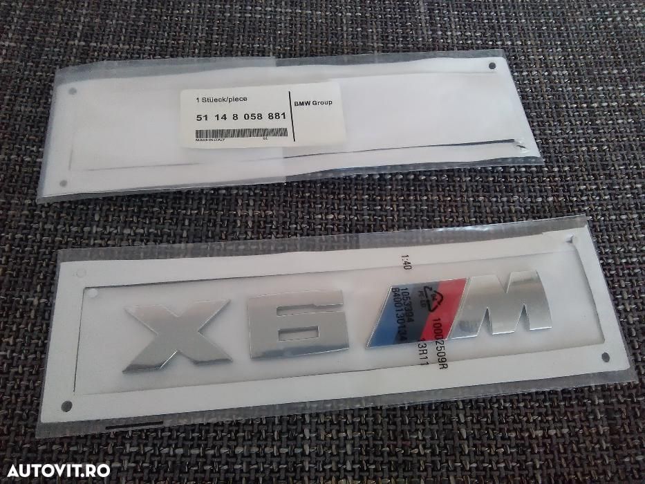 Emblema BMW X6M spate abs - 1