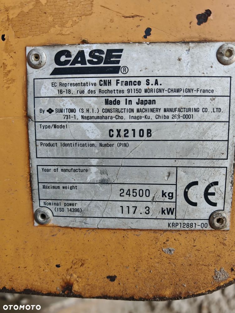 Case CX 210B - 13
