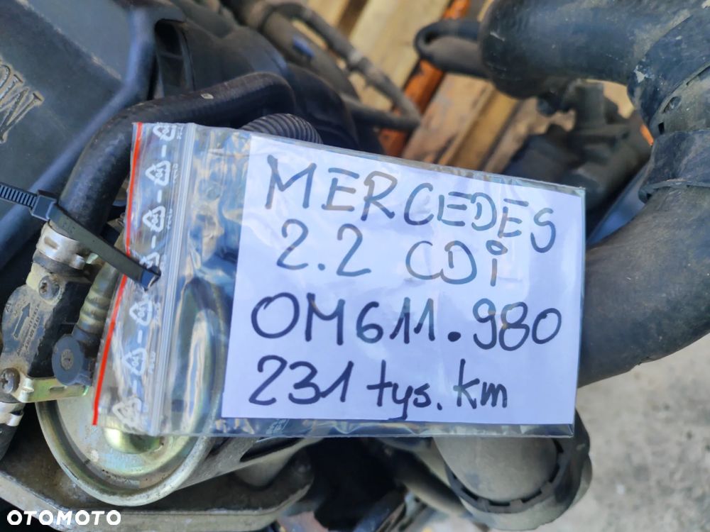 Silnik kompletny 2.2 CDI OM611.980 231tys. km do Mercedes Vito W698 Sprinter W903 W902 W901 - 11