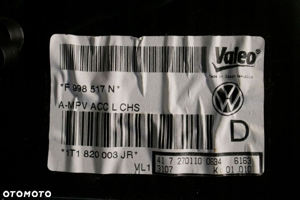 nagrzewnica dmuchawa VW Touran lift 1T1820003JR - 8