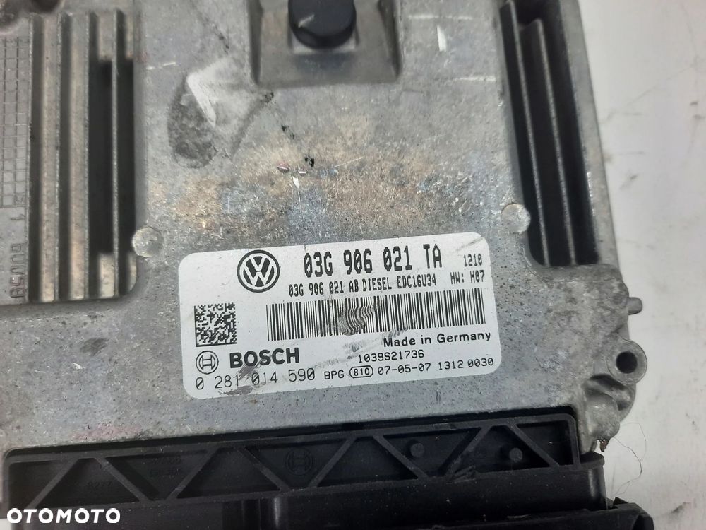 KOMPUTER STEROWNIK SILNIKA VW EOS 2.0 TDI BMM 03G906021TA - 2