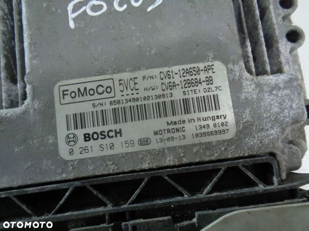 ford focus mk3 1.0 ecoboost komputer sterownik silnika cv61-12a650-ape - 3