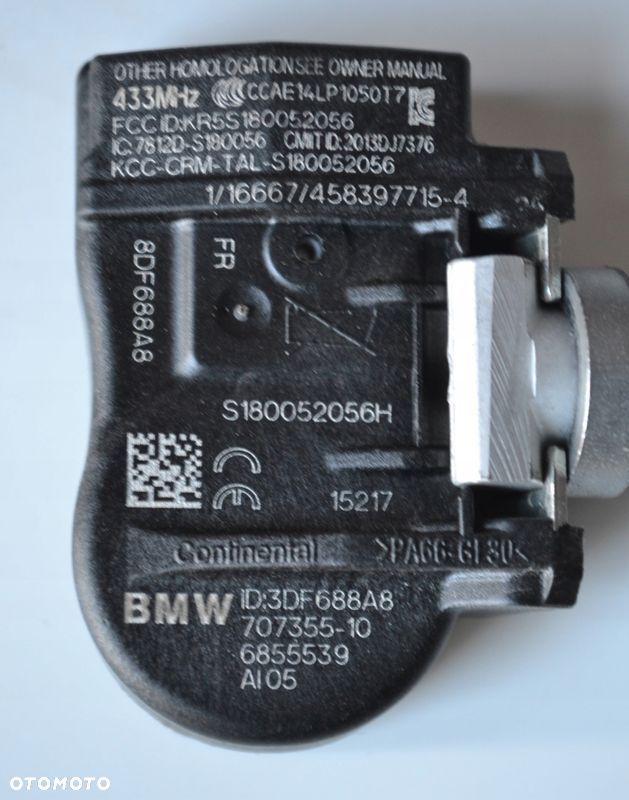 CZUJNIKI CIŚNIENIA TPMS BMW F20 F21 F30 F31 F32 F46 F48 F39 F15 F16 C-28 - 5