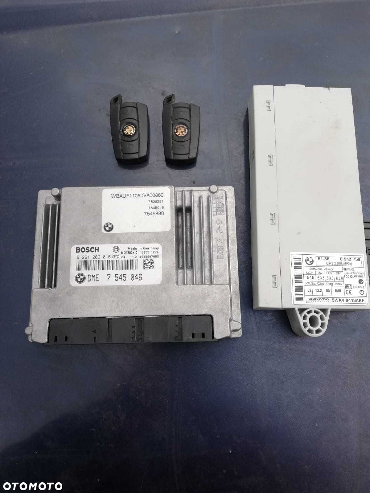 Sterownik komputer silnika CAS pilot kluczyk BMW 1, 3  E90 E87 N45 B16 - 1