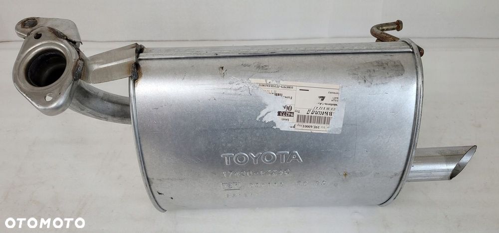 TŁUMIK KOŃCOWY TOYOTA YARIS II COROLLA 17430-YZZ5C - 2