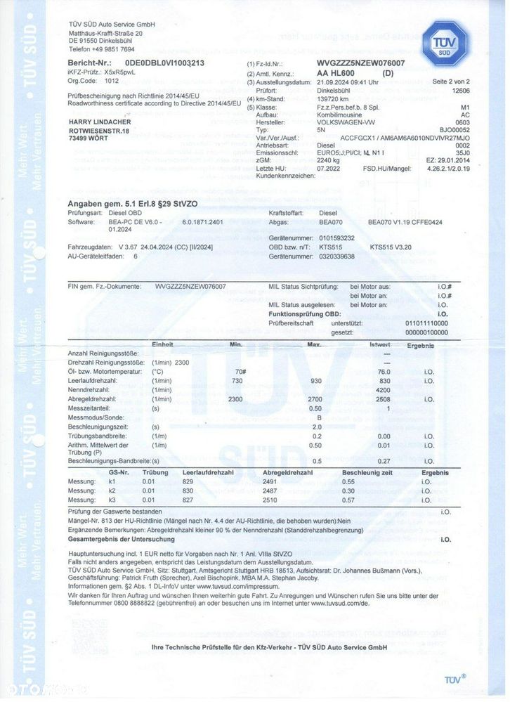 Volkswagen Touran - 22