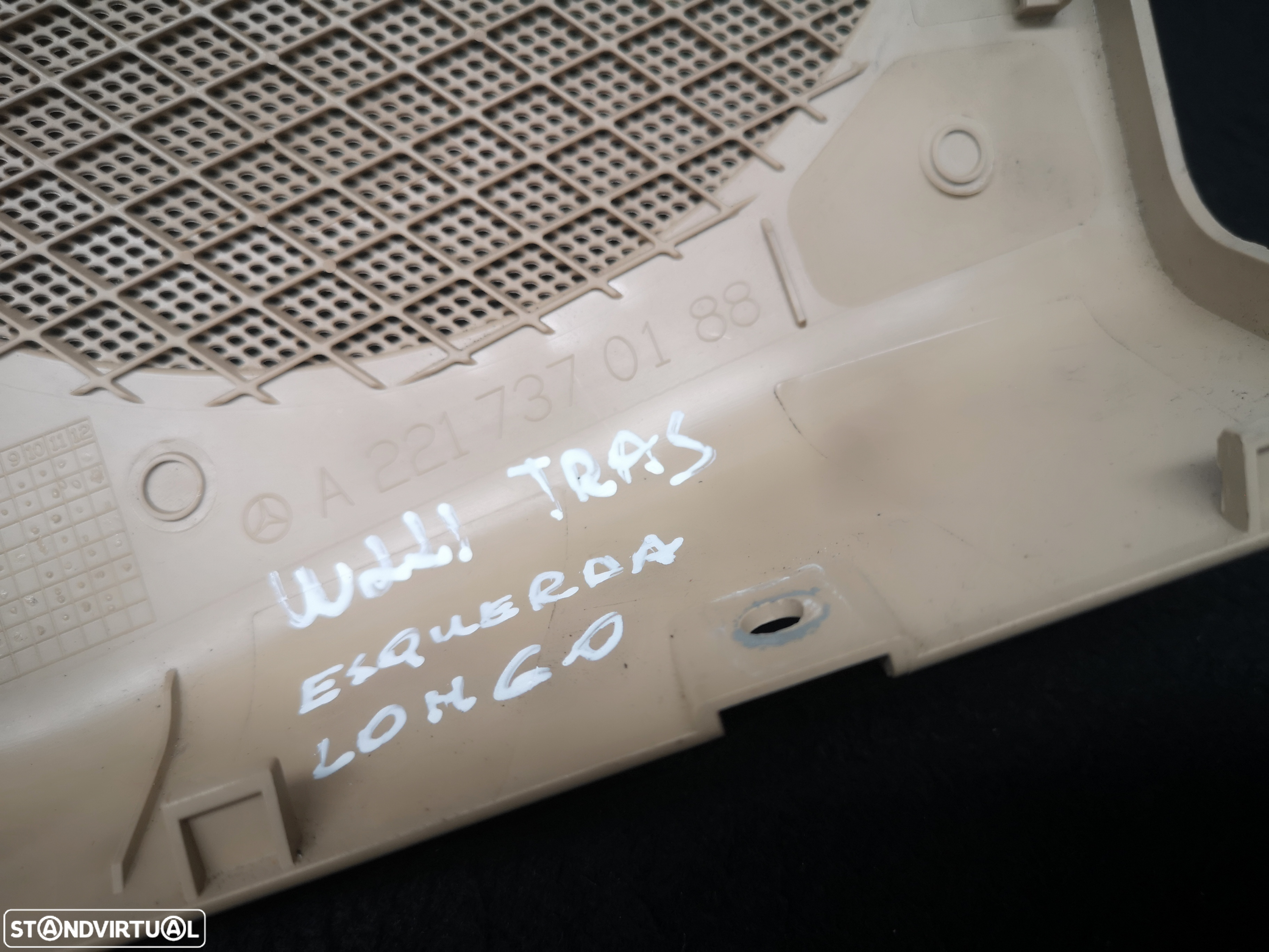 Tampa de coluna de som traseira esquerda Mercedes W221 class S 2006-2013 - 5