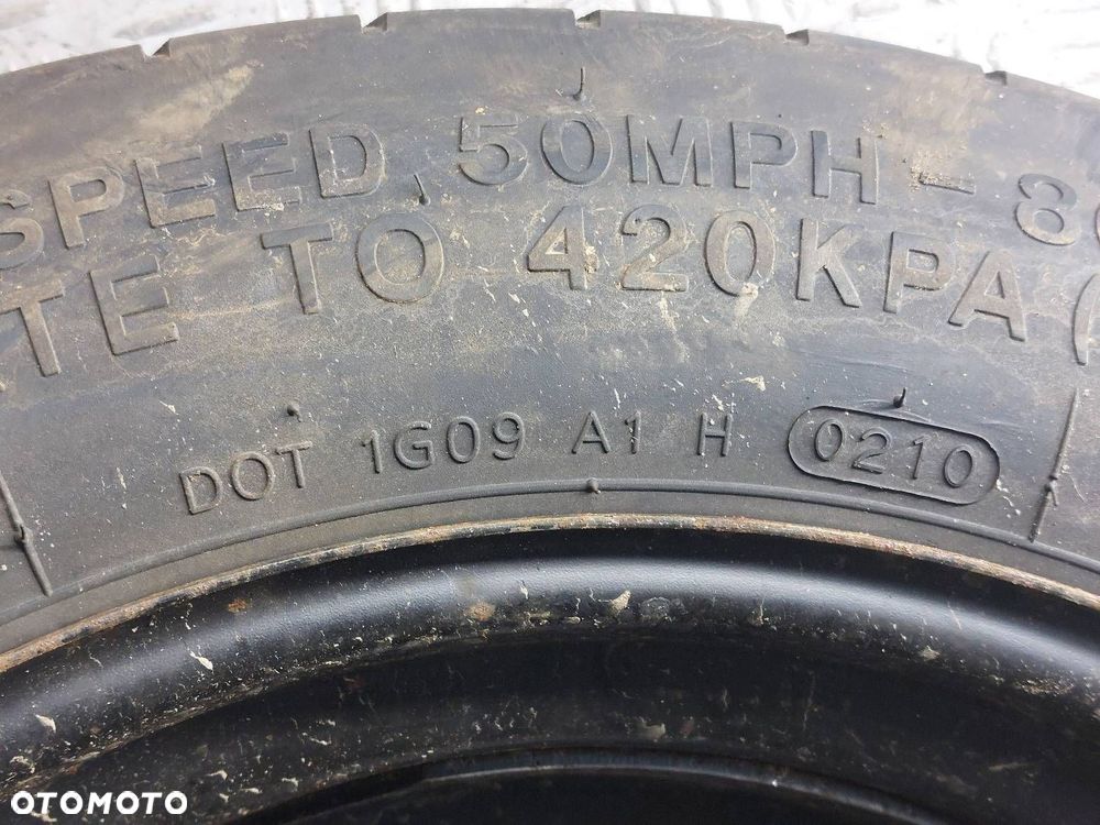 DOJAZDÓWKA KOŁO 5x108 4Jx16 ET25 FI63,4 125/90R16 FORD MONDEO MK4 1S71MH - 5