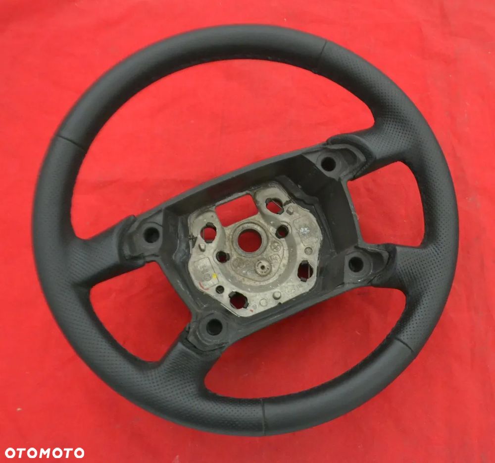 VW VOLKSWAGEN Transporter T5 Kierownica Nowa Skóra Skórzana - 1