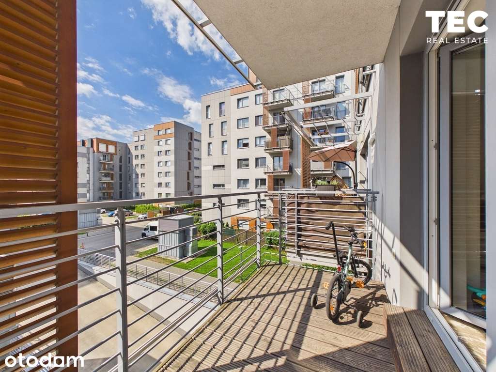 Francuska Park| z miejscem | duży balkon