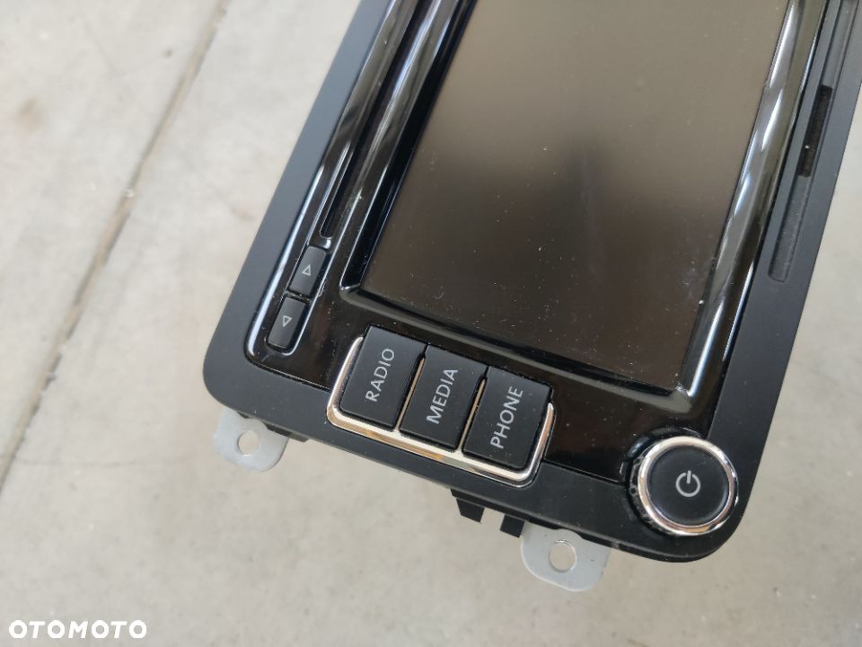 Radio Skoda Superb 2 FL II lift  Octavia Yeti Fabia Wyświetlacz 3T0035156B Dotykowe - 2