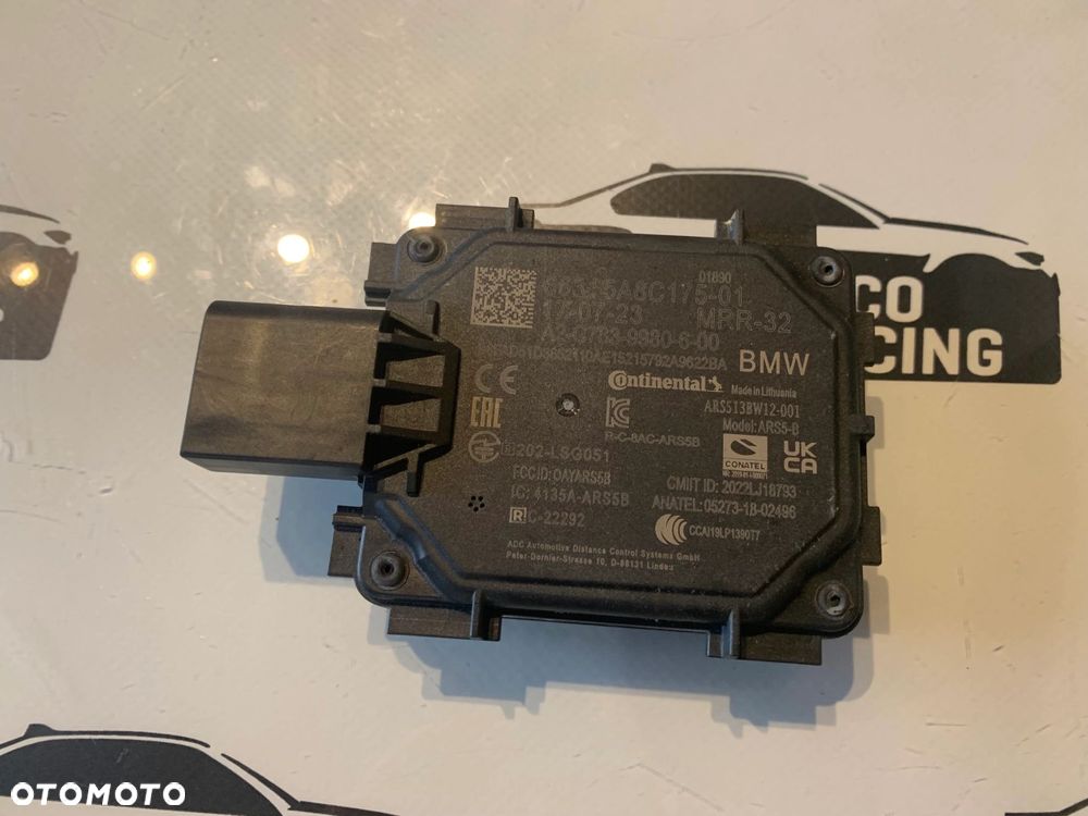 CZUJNIK RADAR SENSOR PRZÓD BMW U06 U10 U11 G60 G61 G70 I20 MINI U25 5A8C175 - 1