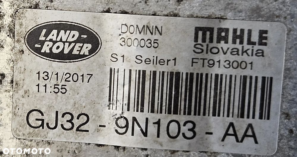 Land Rover Discovery Sport L550 2.0 D chłodnica paliwa GJ32 9N103 AA - 2