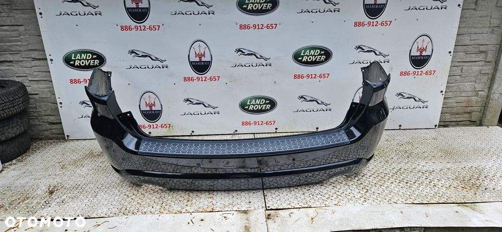 Dodge Durango III LIFT 2017- GT RT Kompletny zderzak tył pod 4x PDC oraz zaślepka na hak ZDERZAK POD 2 RURY kolor PXJ CZARNY wersja GT RT - 1