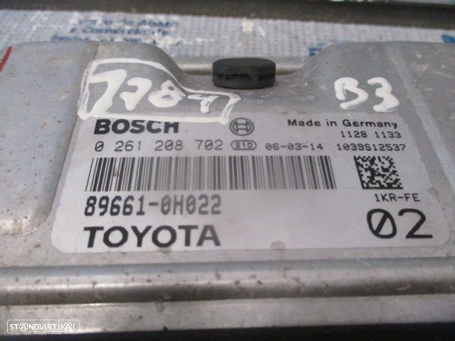 Centralina 0261208702  CITROEN C1 1 FASE 1  2006 1.0I 70CV 3P CINZENTO BOSCH - 4