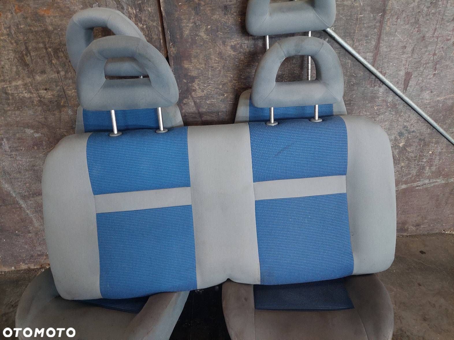 FOTELE KOMPLET LEWY PRAWY KANAPA TYŁ VOLKSWAGEN LUPO I 3L - 3