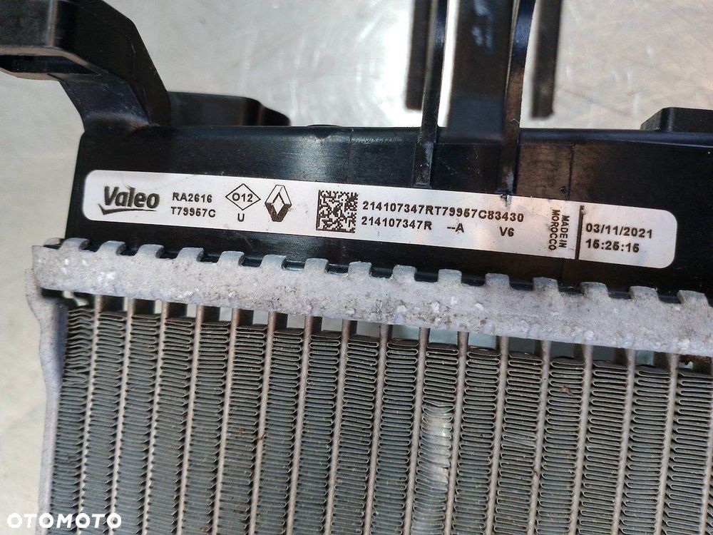 CHŁODNICA WODY DACIA SANDERO III 214107347R-A  T79957C  RA2616 1.0 TCE - 4