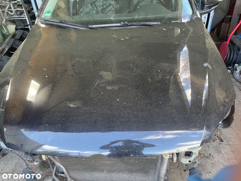 VW PASSAT B7 MASKA  Czarny METAL Lc9x uszkodzona - 1