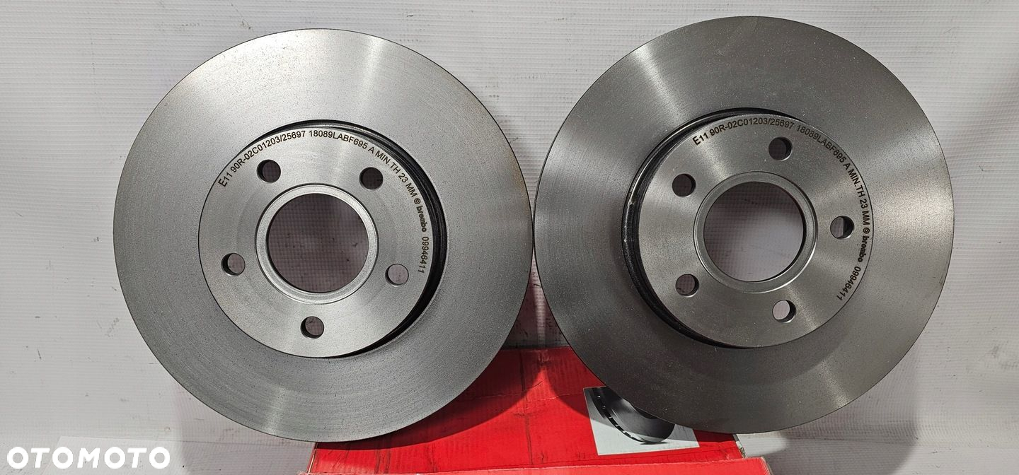 2X NOWE TARCZE HAMULCOWE PRZÓD FOCUS MK2 C-MAX / S40 II V50 C70 II C30 - 4