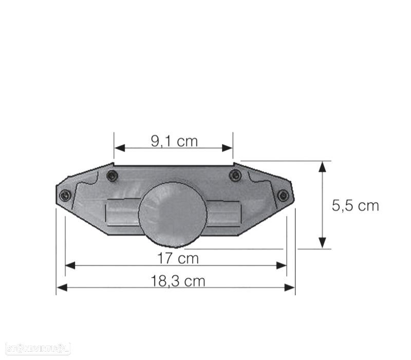 CONJUNTO CAPAS TAMPAS LOOK BREMBO PINÇAS TRAVÃO TRASEIRAS VERMELHAS - 2