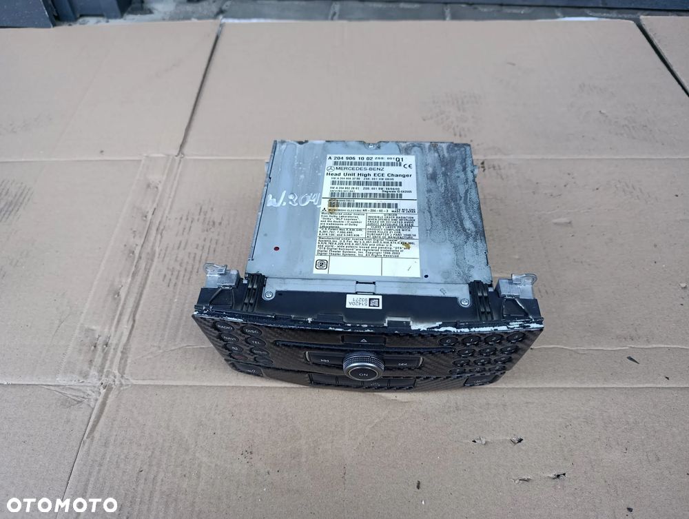 MERCEDES W204 RADIO RADIOODTWARZACZ A2049061002 - 2