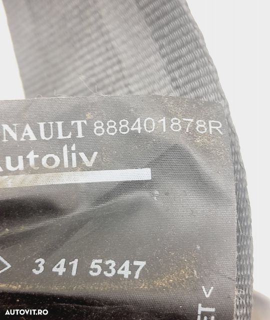 Centura siguranta dreapta spate 888401878r Renault Clio 4  [din 2012 pana  2020] seria - 2