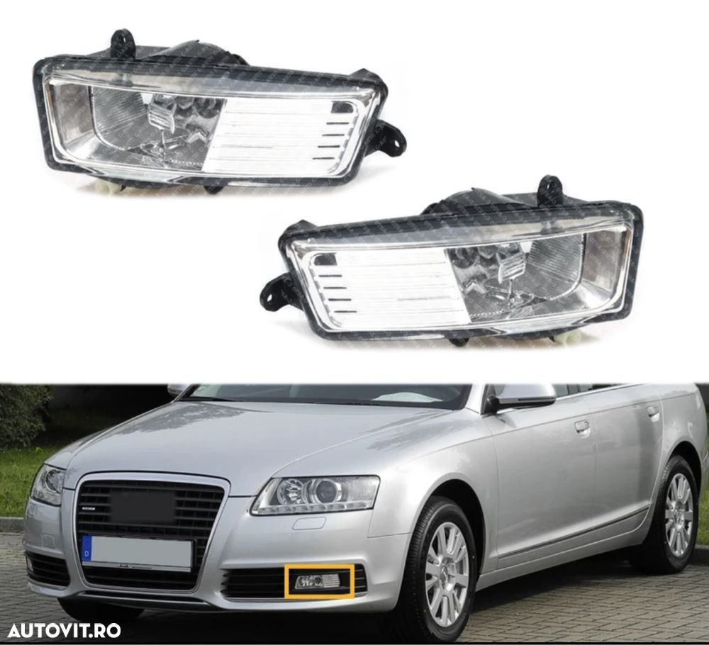 Proiector Proiectoare Lumini Ceata Lampa Audi A6 C6 Facelift 08-11 - 1