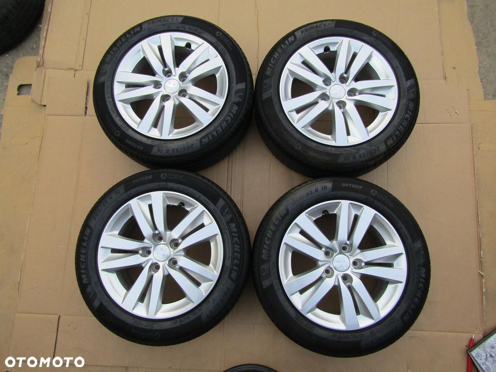 4x Felgi Koła 16 Peugeot 308 II 508 407 Rifter Expert III Partner III Citroen Jumpy Berlingo III Toyota Proace 7 j 5x108 ET44 + Opony 205/55 16 Michelin - 1