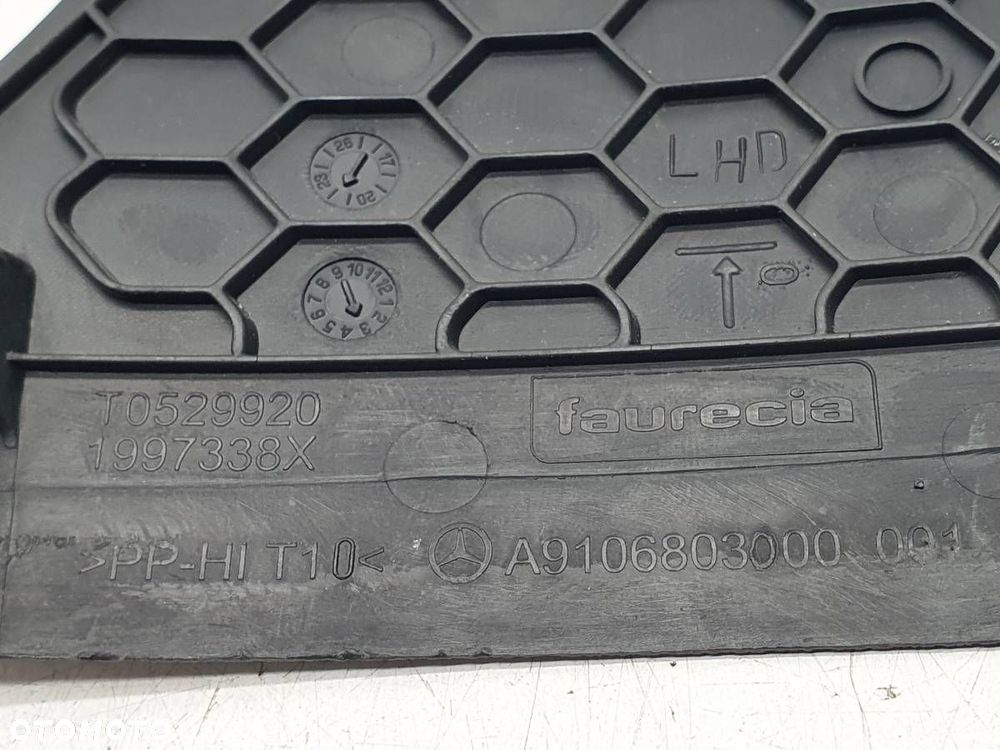 LISTWA DEKOR KOKPITU DESKI OSŁONA  SPRINTER W907 W910 ORYGINAŁ A9106803000 - 3